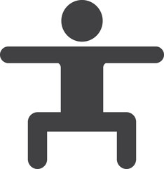 Lotus Pose Yoga Icon
