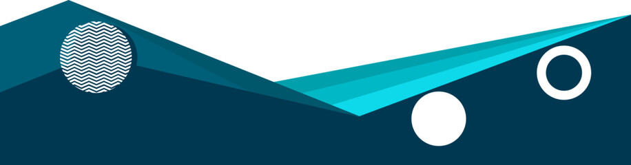 abstract Business footer