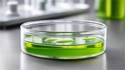 Green Algae Biofuel Research in Petri Dish: Sustainable Energy Technology