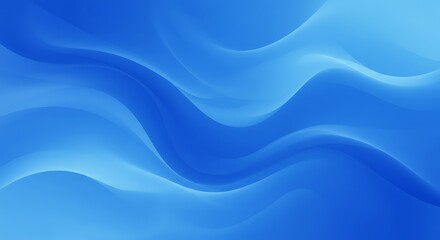 Fototapeta premium Deep sea flow in layered blues