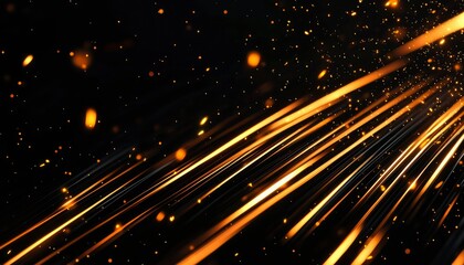 Fototapeta premium Abstract fiery streaks