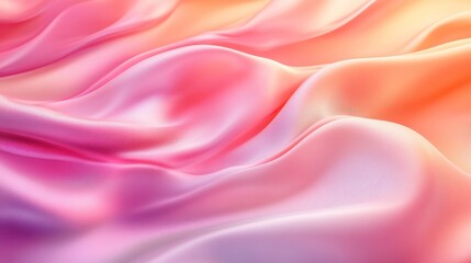 Obraz premium Abstract Pastel Silk Drapery: A Dreamy Texture