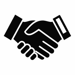 Obraz premium handshake vector illustration
