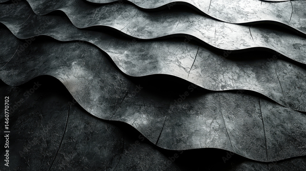 Poster a realistically rendered 4k 3d background with a bold expression featu a side angle view of textured