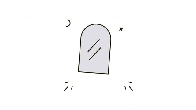 Animation Of a mirror.