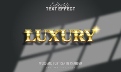 Luxury Gold Editable Text Effect