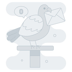 Empty Message Illustration