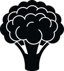Cauliflower Head Icon Vector Illustration