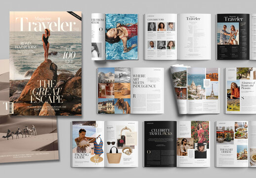 Travel Magazine Template