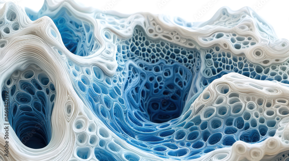 Poster an intricate 3d fantasy background showcases realistic patterns with a captivating side angle view i