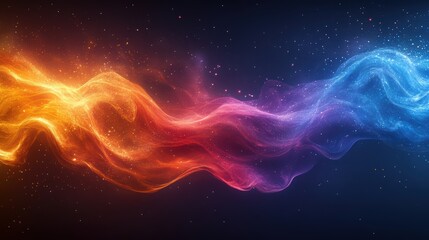 Colorful Waves of Energy for Product Launch Promotion