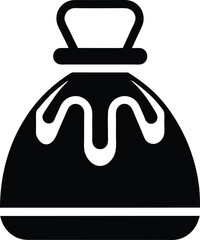 icing bag icon vector illustration
