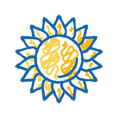 sun nature summer sunlight icon doodle illustration