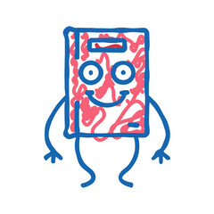literature book character icon doodle illustration