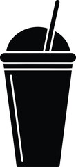 smoothie cup icon vector illustration