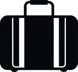 Suitcase Luggage Logo Icon Vector Illustration