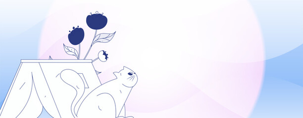 Character reading quietly vector concept operation hand drawn illustration
