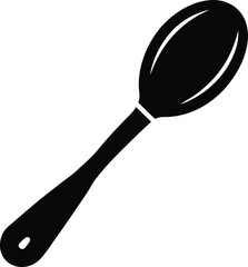 Wooden Spoon Icon Vector Illustration