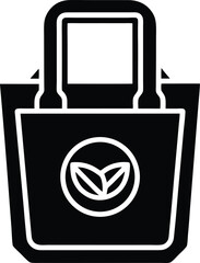 Zero Waste Grocery Bag Icon Vector Illustration