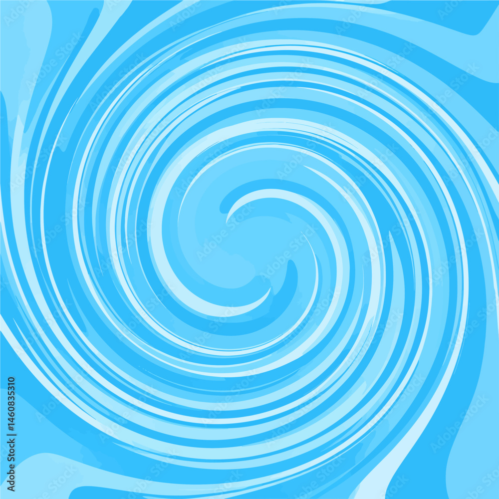 Poster abstract blue spiral background design creating a swirling vortex effect for modern concepts and dyn