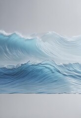 Subtle blue line wave pattern, ethereal and calming ,  art,  texture