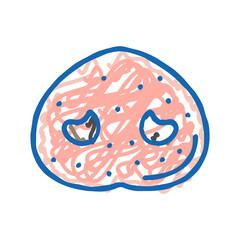 nose pig animal icon doodle illustration