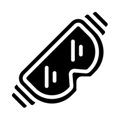 Safety goggles Solid Icon
