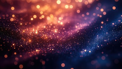 Fototapeta premium Glittering cosmic dust swirl.