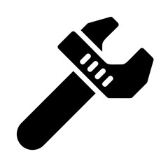 Wrench Solid Icon