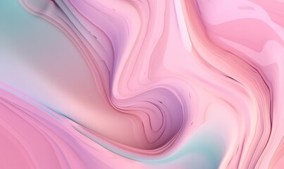Abstract Swirling Patterns in Soft Pink and Pastel Color Tones