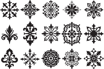 Vintage Scrollwork and Floral Frame Bundle &ndash; Laser Ready Vectors

