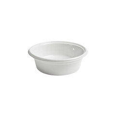 White Disposable Plastic Bowl, Round Food Container, Catering Dishware