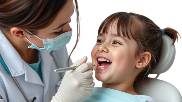 Dental assistant preparing instruments for procedure, Ensuring readiness for dental treatment, Studio portrait with white background, Emphasizing support role in dental care