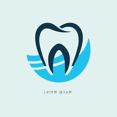 dental logo design vector 