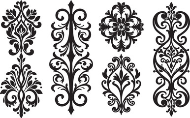 Luxury Decorative Elements for Laser Cutting 