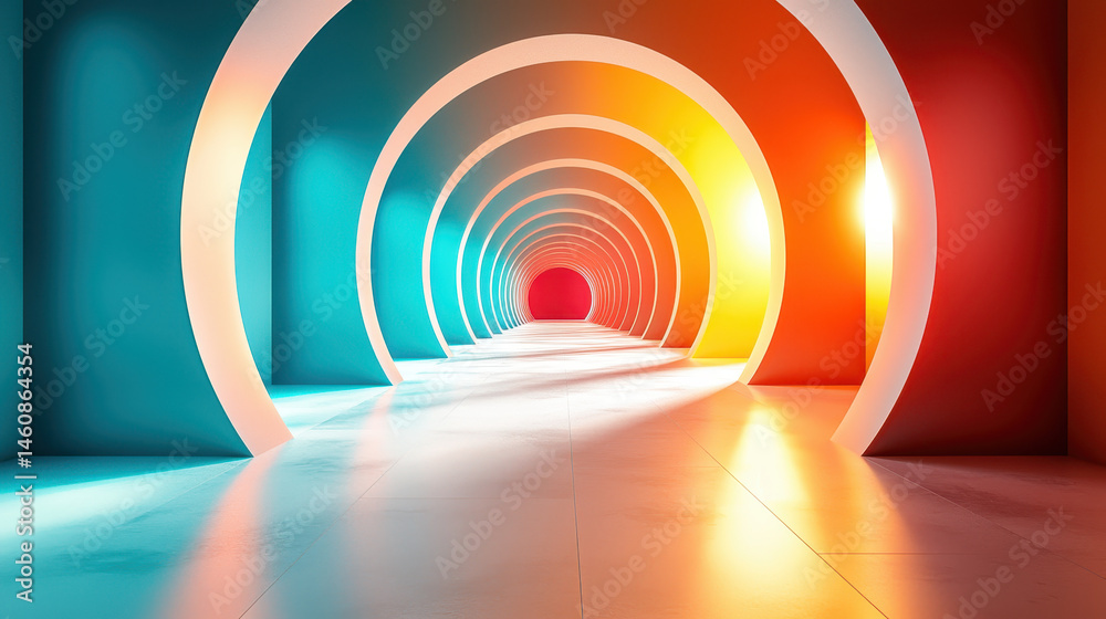 Poster an immersive 3d background displays vibrant sound patterns in a realistic 4k side angle view, creati