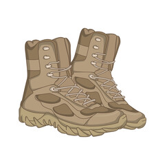 Safety Boots Vector Image And Illustration