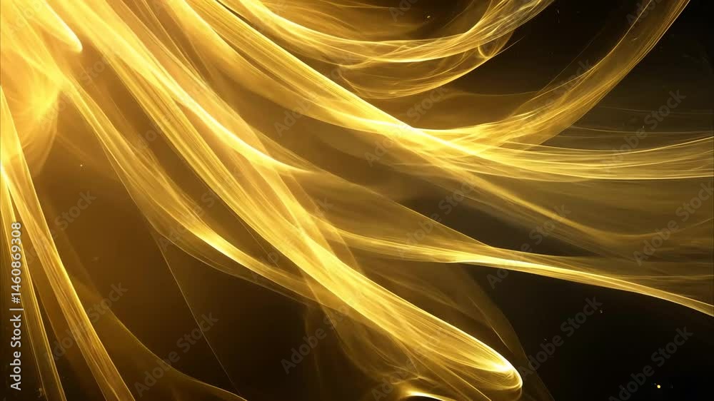 Poster captivating golden light rays and particles creating an ethereal atmosphere, golden light rays and p