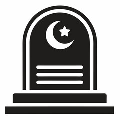 vector illustration of a scary face