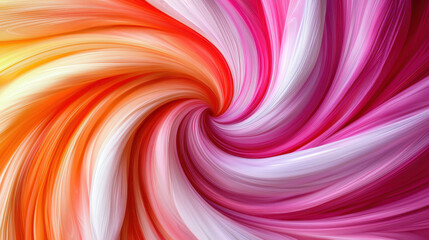 Obraz premium A vibrant 3D background with swirling abstract formations in realistic 4K resolution, showcasing a side view of colorful, captivating, and dynamic patterns.