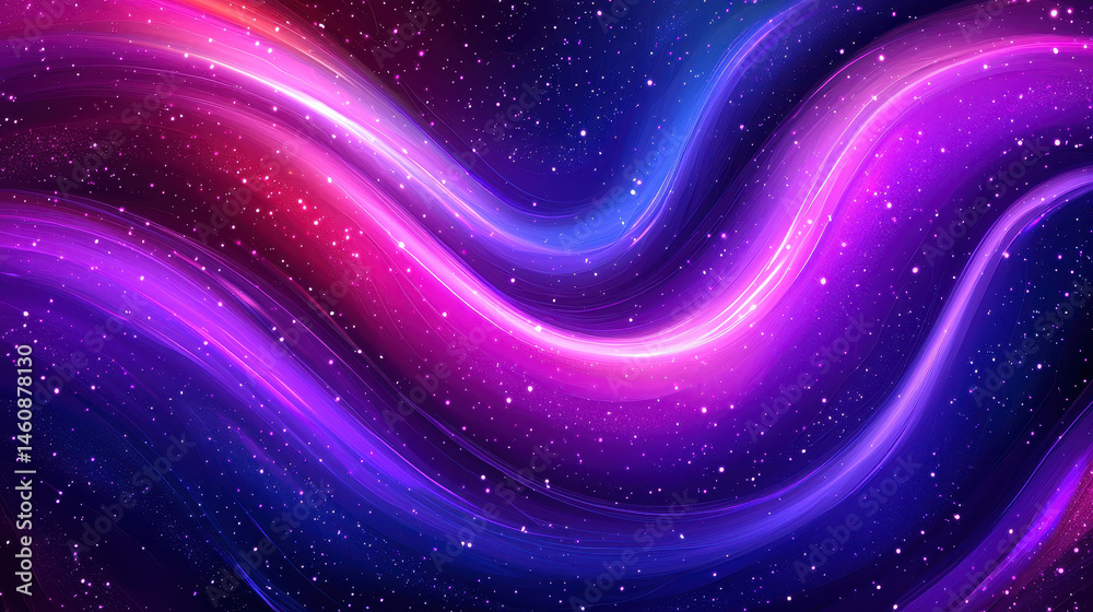Poster side angle of realistic 4k 3d background with swirling dynamics creating a vibrant and dynamic swirl