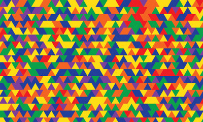Abstract Triangular prism colorfull background