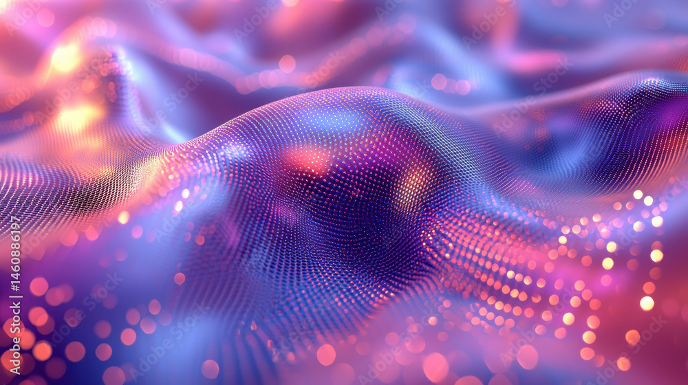 Poster a vibrant 3d background features realistic 4k patterns with side angle perspective creating a beauti