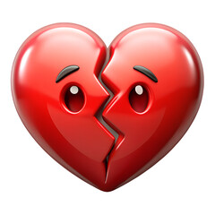 Broken Heart Emoji Art
