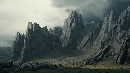 Mountain landscape background