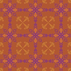 Background pattern, fabric pattern, floral pattern, abstract image used for fabric design, geometric pattern.