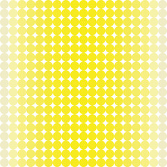 Simple texture round tile white gradient background material neon yellow / シンプルなテクスチャー丸型タイル ホワイトグラデーション 背景素材 ネオン 黄色