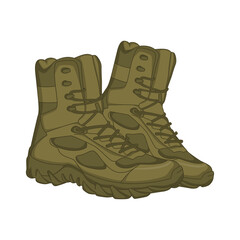 Safety Boots Vector Image And Illustration