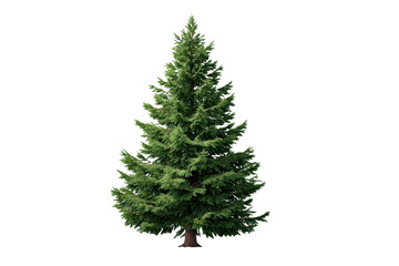 Fototapeta premium reen pine tree isolated on transparent background