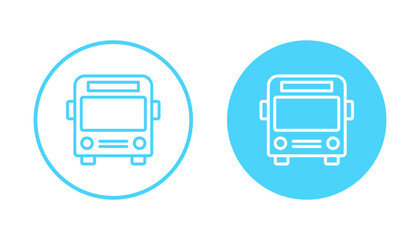 Bus icon vector. bus sign and symbol